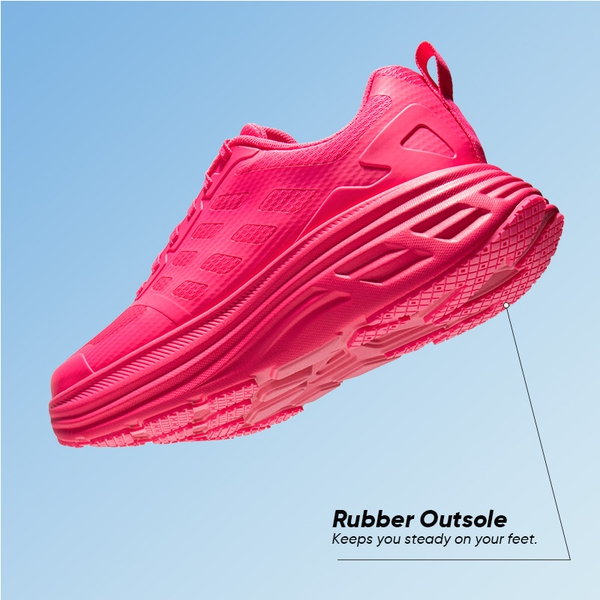 [ActiveFloat] Women's Comfortable Athletic Sneakers - HOT PINK - 2